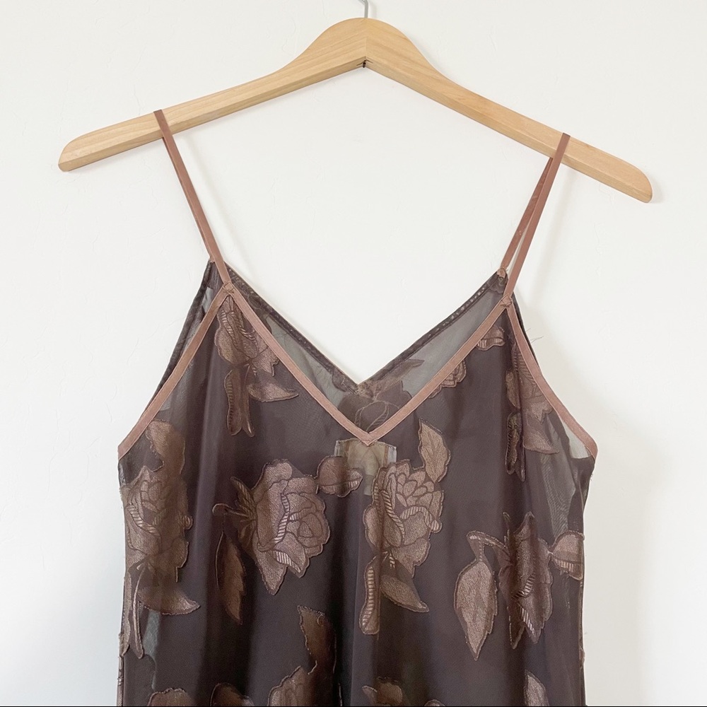 Vtg Barbizon Floral Nightgown Long Slip Dress - Picture 7 of 12